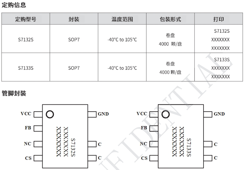 S7133S是什么芯片？S7133S（技術(shù)規(guī)格 典型應(yīng)用圖 功能描述）